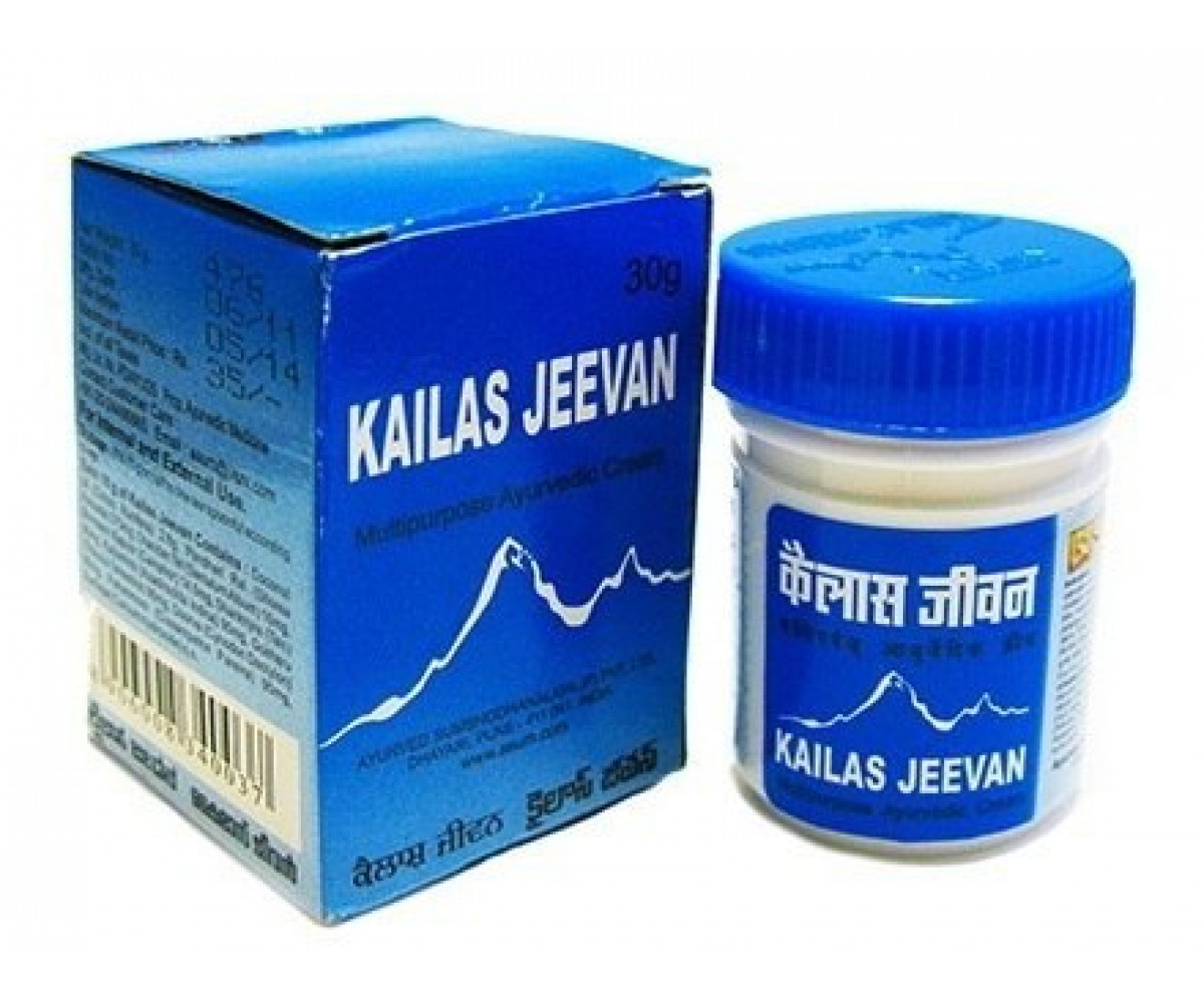 Kailas Jeevan (Кайлас Дживан) лечебный многофункциональный крем